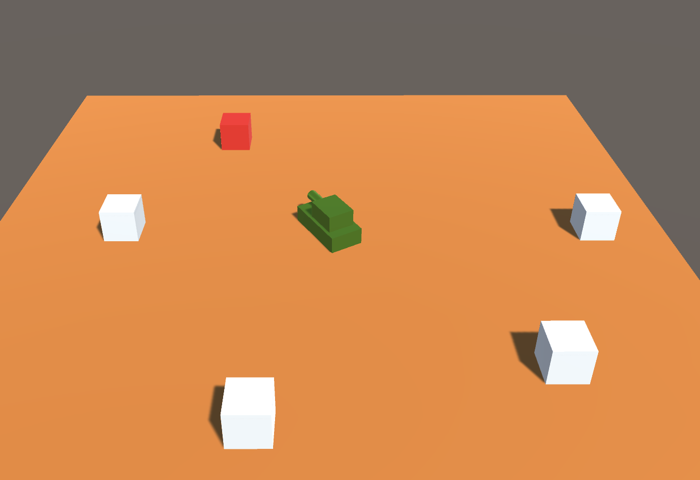 Unity）画面上にいる敵を、一番近いものから順番に倒していく（一番